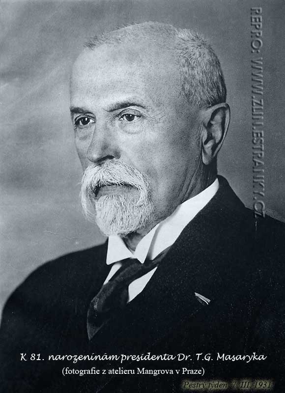 Tomáš G. Masaryk v roce 1931